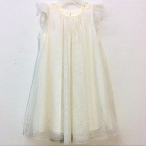 YOUTH Girls Shimmer TULLE Shift DRESS, Lined.